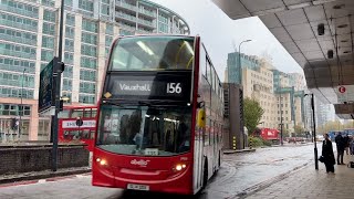 Rainy 🌧️day London Bus ride in a growing rain storm ⛈️ [upl. by Mayberry735]