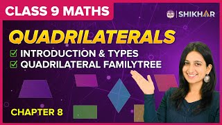 Quadrilaterals L1  Introduction amp Types of Quadrilaterals  Class 9  Chapter 8 [upl. by Maynord]