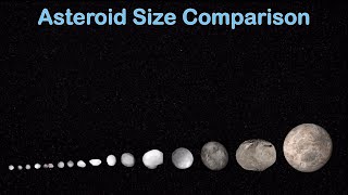 Asteroid Size Comparison  Kxvin [upl. by Nalid]