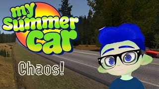 octoling boy creates chaos in My Summer Car [upl. by Henden]