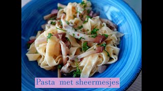 scheermesjes met pasta [upl. by Hadik]