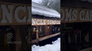 Snow run to Uncle Toms Cabin with the NorCal Jeep group jeep offroad 4x4 snow tacoma toyota [upl. by Eelram]