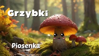 🍄 Jesienne Grzybobranie – Wesoła Piosenka o Grzybkach i Jesiennym Lesie 🎶 [upl. by Sucramaj]