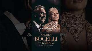 ANDREA BOCELLI amp KAROL G  VIVO POR ELLA ENGLISH LYRICS ANDREABOCELLI KarolG VIVOPORELLA [upl. by Alya928]