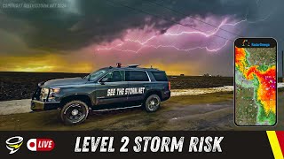 🟥 LIVE STORM CHASER A tornado is possible in Georgia Ride Along With Us [upl. by Ignacia398]