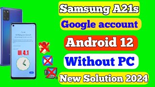 samsung a21s frp bypass Android 12 letest security without Samsung account working methods 2024 [upl. by Deny]