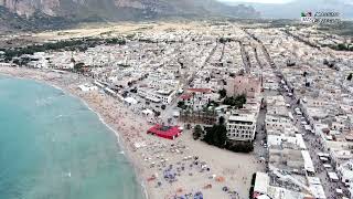 Panoramica su San Vito lo Capo per il Cous cous fest del 22092018 [upl. by Fayola]