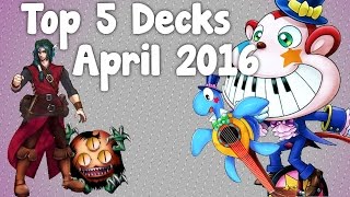 Yugioh Top 5 Decks April 2016 Meta [upl. by Sanjay997]