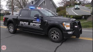 Suffield Police Department ⭐️NEW⭐️ F150 Patrol Pickup with a Volunteer EMS POV using GREEN [upl. by Chastity]