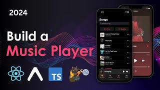 Build a Music Player app with React Native Expo Typescript and Zustand [upl. by Giavani]