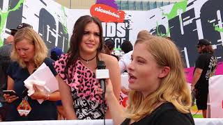 Lilimar Hernandez Interview at Kids Choice Sports Awards [upl. by Hillery]