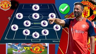 Crystal Palace vs Man United  New Line Up Update Man United Next Matchweek 5 man united training [upl. by Laekim]