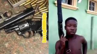 EiyeMaphite cult group clash with Aye in Benin City [upl. by Suirtemid24]