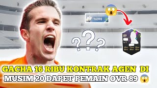 GACHA 16K KONTRAK AGEN DAPET PEMAIN OVR 89TOTAL FOOTBALL🇮🇩 [upl. by Ainelec]