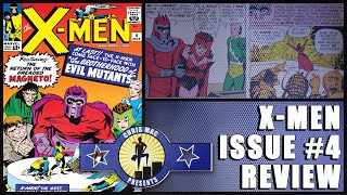 XMen 4 1964 Marvel Comics Review First Brotherhood of Evil Mutants [upl. by Gamages296]