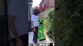 Hindustan gamer loggy playing Minecraft in VR Gone Wrong shorts minecraft minecraftshorts [upl. by Kidder653]