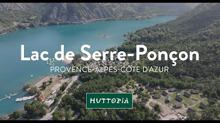 Camping Huttopia Lac de SerrePonçon  Visite virtuelle aux pieds des Alpes du Sud [upl. by Ylrehc356]