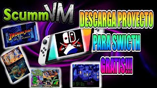 SCUMMVM PARA NINTENDO SWITCH DESCARGA GRATIS🎮🔥 [upl. by Ijies]