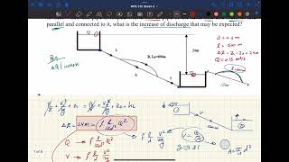 Friction factor and discharge ll Bernoulli Equation simple solution [upl. by Innaig]