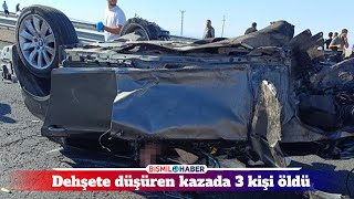 Diyarbakır’da dehşete düşüren kazada 3 kişi öldü  Bismil Haber [upl. by Nyrrek312]