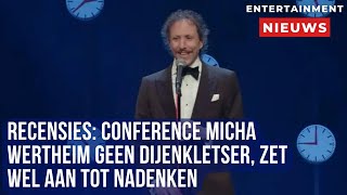 Micha Wertheim brengt verwarrende maar intrigerende oudejaarsconference [upl. by Mikiso571]