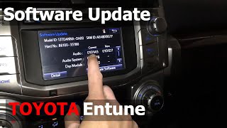 How To Update Toyota Entune Audio System Software  Toyota 4Runner Radio Firmware Update [upl. by Olegnalehcim401]