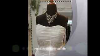 Brautkleid  Amelie  Meerjungfrauenschnitt  weiß  Hochzeitskleid bei Lavie Brautmode in Bochum [upl. by Leahciam]