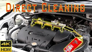 Fuel Injection cleaning in less THAN 5 MINUTEHOW TO clean injection Directly without disassembling [upl. by Queen324]