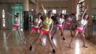 Aerobic nâng cao Eo thon bụng phẳng  Misa aerobic [upl. by Newg33]