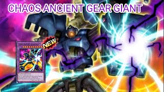 CHAOS ANCIENT GEAR GIANT YUGIOH DUEL LINKS [upl. by Eloci]