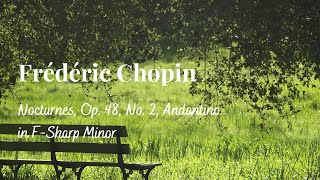 Frédéric Chopin  Nocturnes Op 48 No 2 Andantino in FSharp Minor [upl. by Aneram]