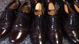 Cordovan oxblood or burgundy The ultimate color for a mans dress shoe [upl. by Asylla148]