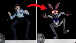 Vanessa transforms into Vanny behind the desk  Five Nights at Freddys Security Breach [upl. by Daryle904]