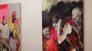 Expo Christophe Hohler Galerie Bertrand Hassoun Janvier 2019 HD 720p [upl. by Airotciv951]