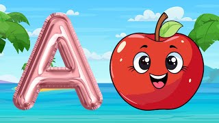 A Apple Song  Inspired By ABC song Gracies Corner  Nursery Rhymes  Kids Songs 86 [upl. by Byrn]