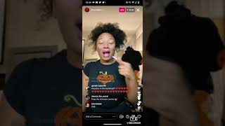 quotBuenos Nochesquot 😂😂 Megan Thee Stallion Cant Stop Laughing on her Instagram Live [upl. by Sindee]