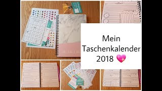 Vorstellung Kalender für 2018 selbst designt von quotMein Taschenkalenderquot [upl. by Tamaru743]