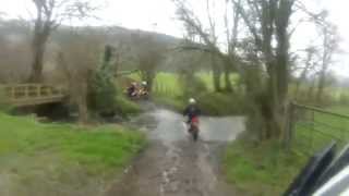 Fording Afon Cynllaith near Llansilin in Powys [upl. by Dewhirst594]