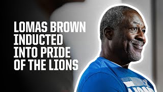 Lomas Brown to be inducted to the Pride of the Lions [upl. by Avis]