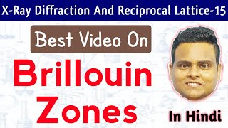 Brillouin Zones In Solid State Physics  Brillouin Zones In Hindi [upl. by Alana]