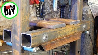 DIY 30 Ton Hydraulic Shop Press [upl. by Finella]