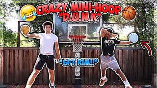 EXTREME MINIHOOP Game Of “DUNKquot [upl. by Missak]