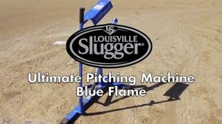 Louisville Slugger UPM 45 Blue Flame Pitching Machine [upl. by Stern]