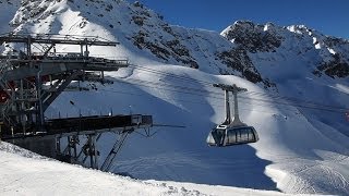 Fahrt mit der Urdenbahn Verbindungsbahn Skigebiete Lenzerheide  Arosa [upl. by Araccot]