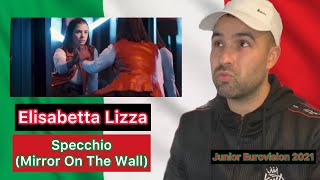 Reaction 🇮🇹 Elisabetta Lizza  Specchio Mirror On The Wall Junior Eurovision 2021 Italy [upl. by Connor]