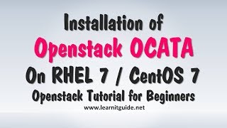 Openstack Installation on RHEL 7  CentOS 7 using RDO  OpenStack Tutorial for Beginners [upl. by Haliak62]