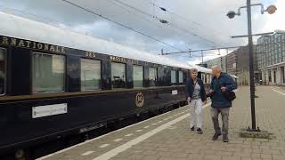 De VeniceSimplon Oriënt Express komt aan op Amsterdam centraal 23072024 [upl. by Lisandra846]