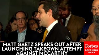 BREAKING NEWS Matt Gaetz Says He Has Enough Republicans To Oust Kevin McCarthy From Speaker Role [upl. by Poppo459]