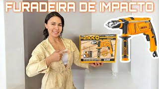 FURADEIRA DE IMPACTO 850W Ingco [upl. by Baillieu]