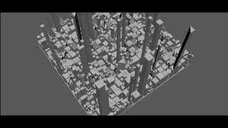 Procedural City Generator PythonMaya [upl. by Eliam]